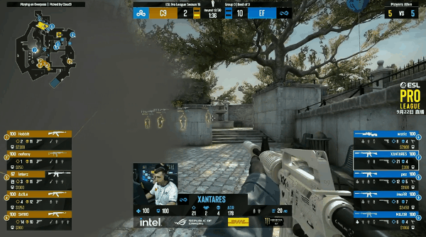 EPL S16：完美防守 C9 2-0战胜Eternal Fire