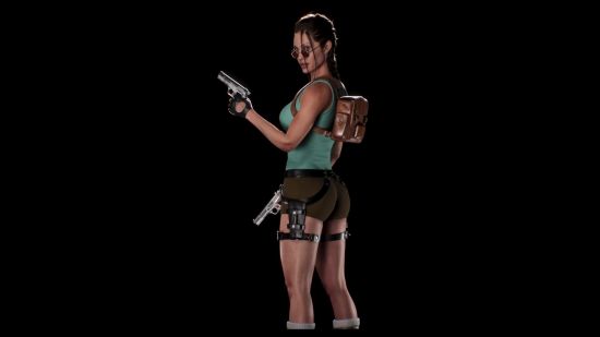 【球盟会】虚幻5朱莉版《古墓丽影》电影人物模型展示