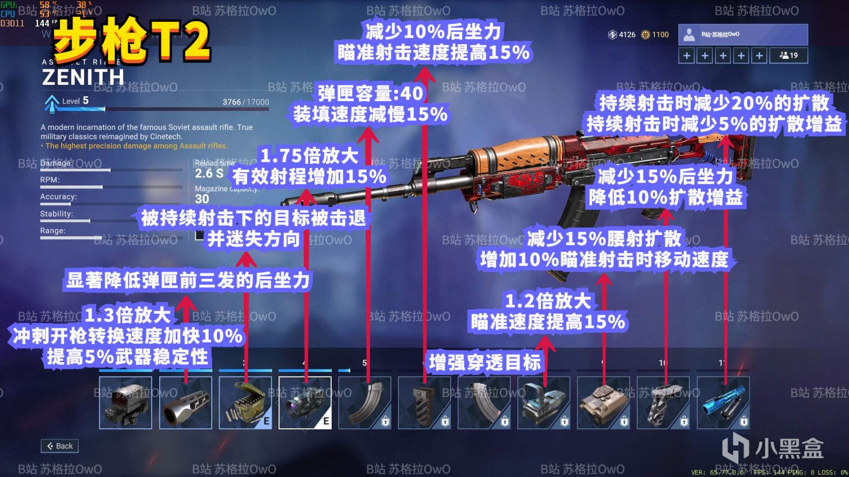 【PC游戏】[破碎线shatterline]一张图看懂全配件 全武器全配件属性翻译整合图-第2张