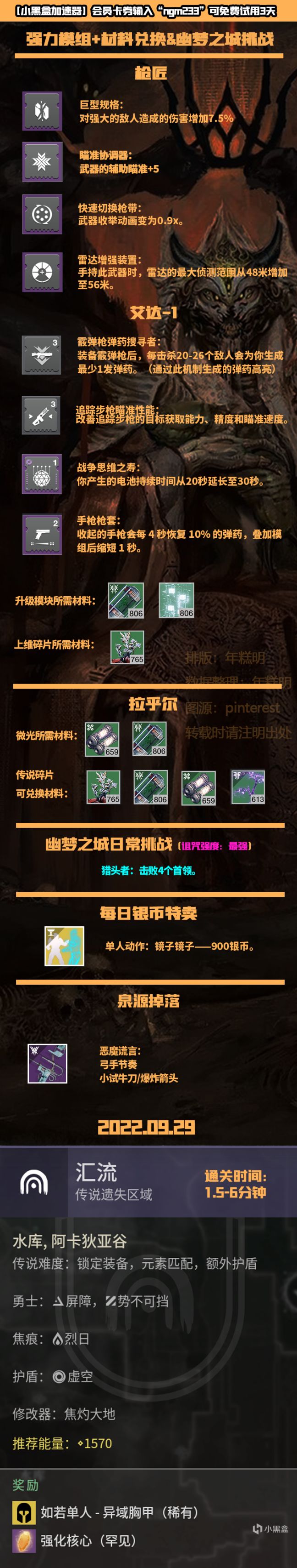 《天命2》【戰爭思維之壽】日報——09.29-第1張