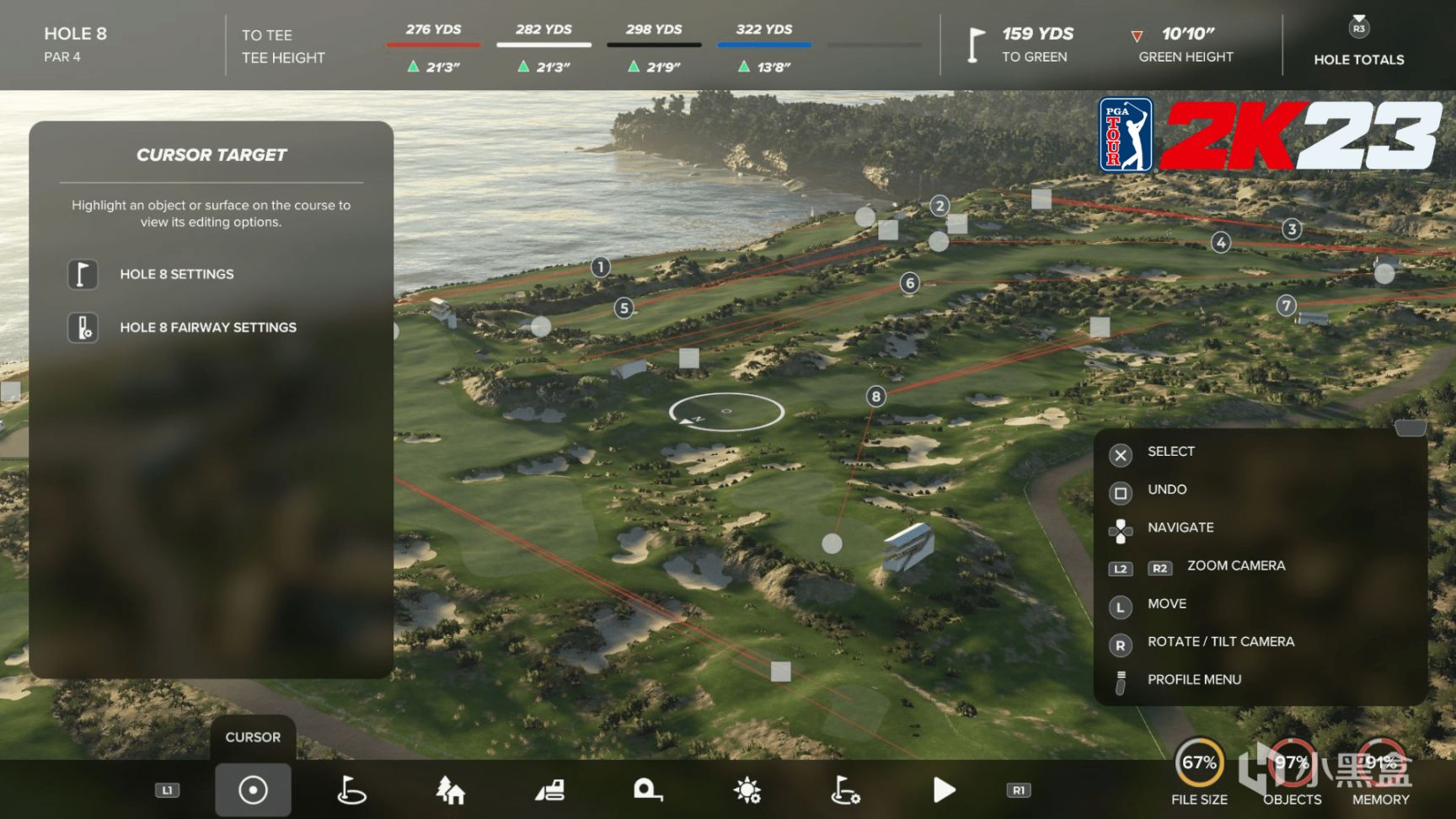 【PC遊戲】PGA TOUR 2K23 新場地設計器升級曝光-第1張