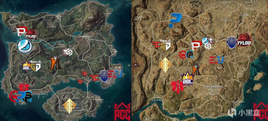 【绝地求生】PGC2022分组出炉：PCL实力领衔，重要点位完美避开ROLL点！-第3张