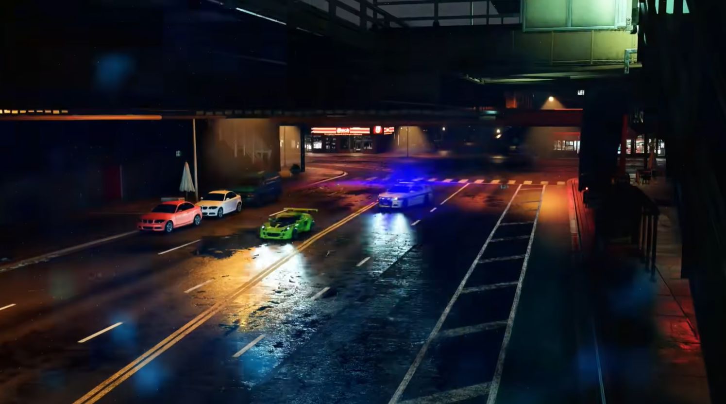 【PC游戏】与警车疯狂追逐！《极品飞车：不羁》最新实机画面-第2张