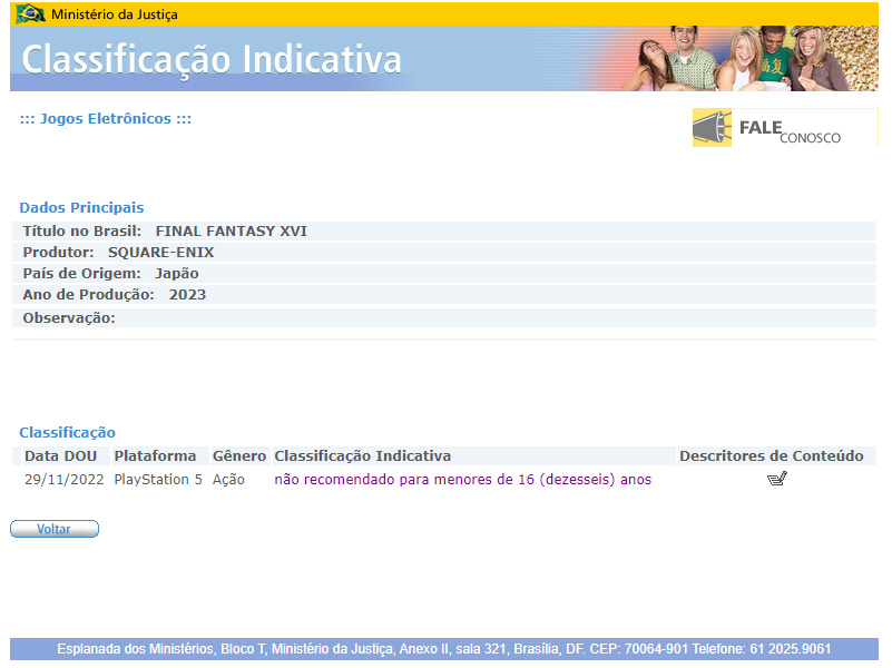 《最终幻想16》在巴西通过游戏评级 2023年夏季发售-第1张