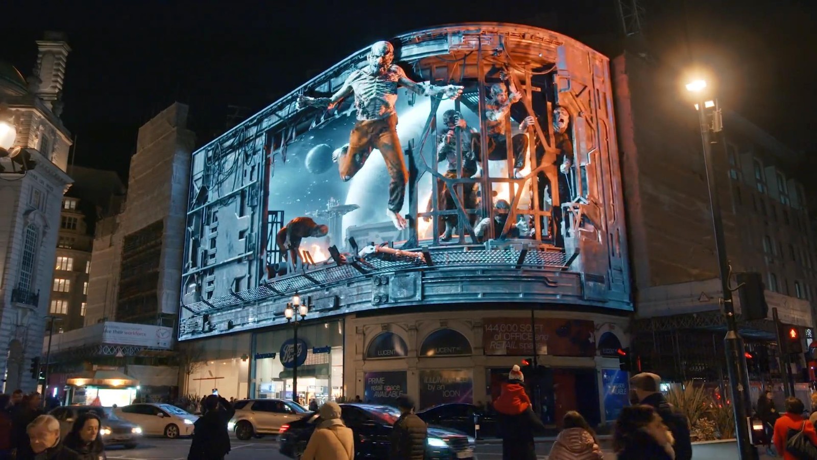 《木卫四协议》3D街头广告 怪物扑面而来路人吓尿-第6张