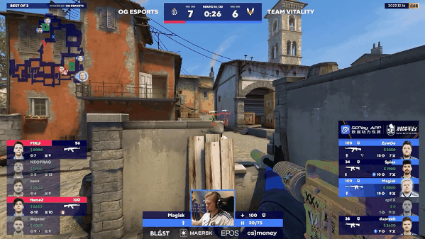【CS:GO】薯薯獨木難支 OG 2-0 Vitality成功晉級四強-第3張