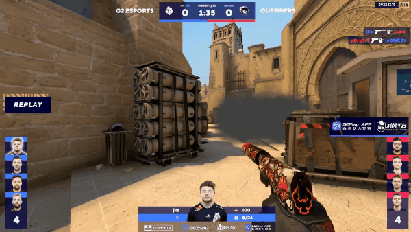 【CS:GO】BLAST全球总决赛：G2 2-0轻取Outsiders-第6张