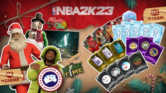 【NBA2K23】MT活动:圣诞活动大放送！天天白嫖粉钻卡！-第5张