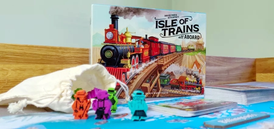 【桌游综合】桌游萌新的第一款火车游戏，就选《火车岛：全员出发》-第12张