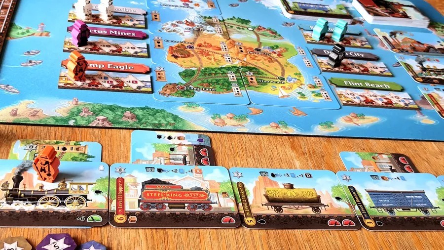 【桌游综合】桌游萌新的第一款火车游戏，就选《火车岛：全员出发》-第5张