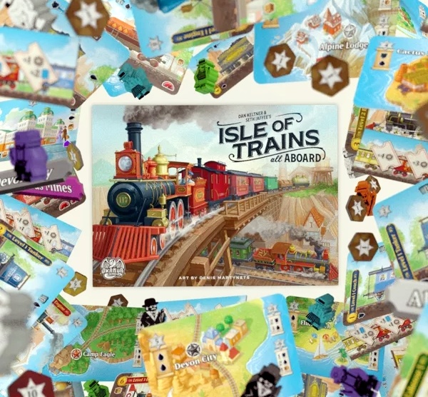 【桌游综合】桌游萌新的第一款火车游戏，就选《火车岛：全员出发》-第2张
