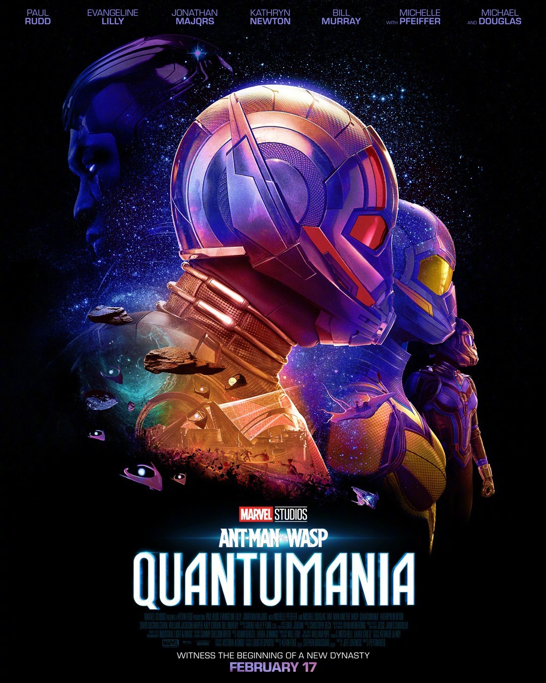 《蚁人3》新海报发布 蚁人全家在量子领域集结-第0张