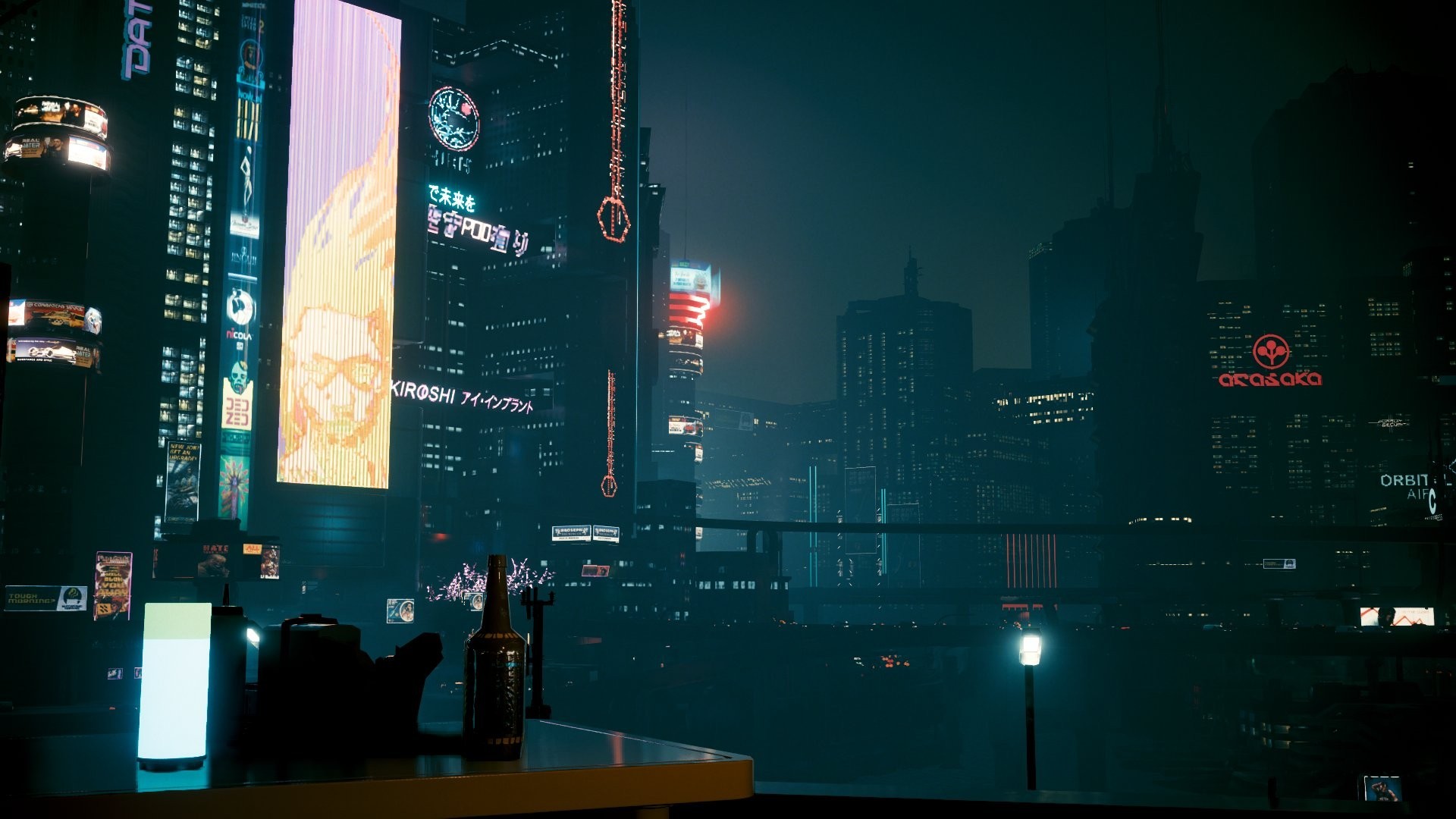 【PC游戏】夜之城好美!玩家分享《赛博2077》画质全部拉满的截图-第9张
