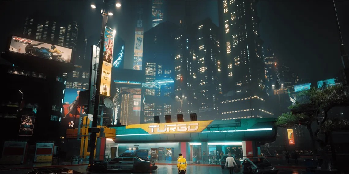 【PC游戏】夜之城好美!玩家分享《赛博2077》画质全部拉满的截图-第12张