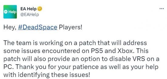 《死亡空间：重制版》优化补丁正在开发中 PC可关闭VRS-第0张