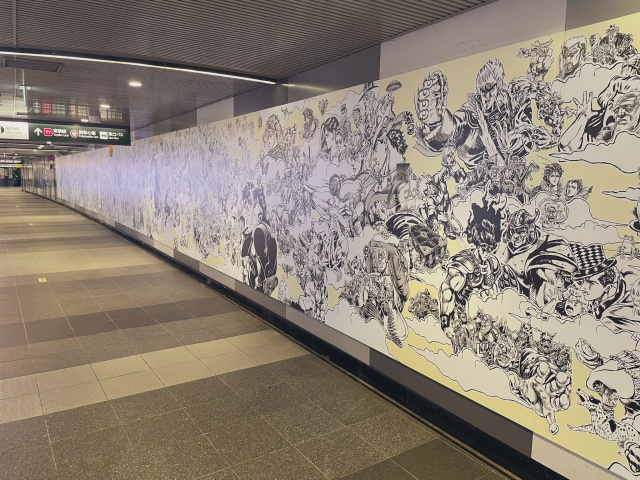 【影视动漫】JOJO第九部本周连载即将启动 涩谷车站巨大广告集结各部角色-第2张