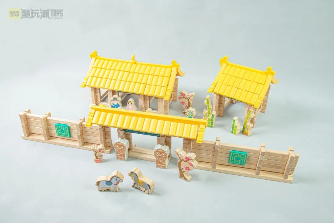 【周边专区】不用一颗钉子就能建成的中国古建筑【木玩世家榫卯积木】开箱评测-第54张