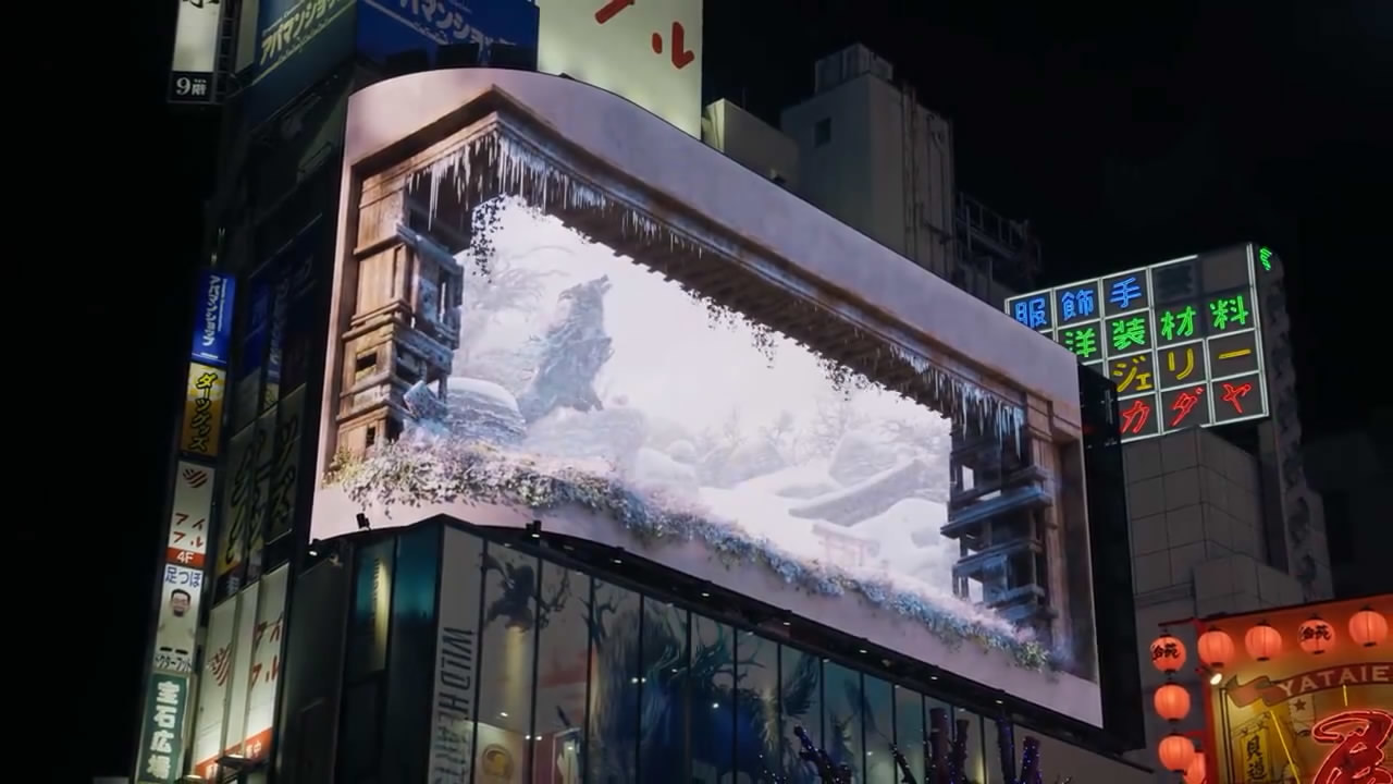 【PC遊戲】狩獵遊戲《狂野之心》日本新宿3D廣告影像公佈-第2張