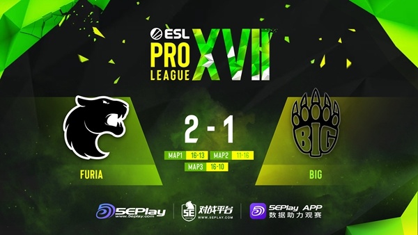 【CS:GO】EPL S17 B组：黑豹小镇！FURIA 2-1 BIG-第0张