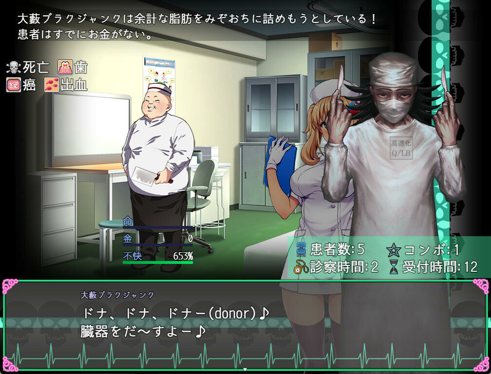 【PC遊戲】江湖醫生策略遊戲《醫療無法人 大藪死人診所》Steam頁面上線-第1張
