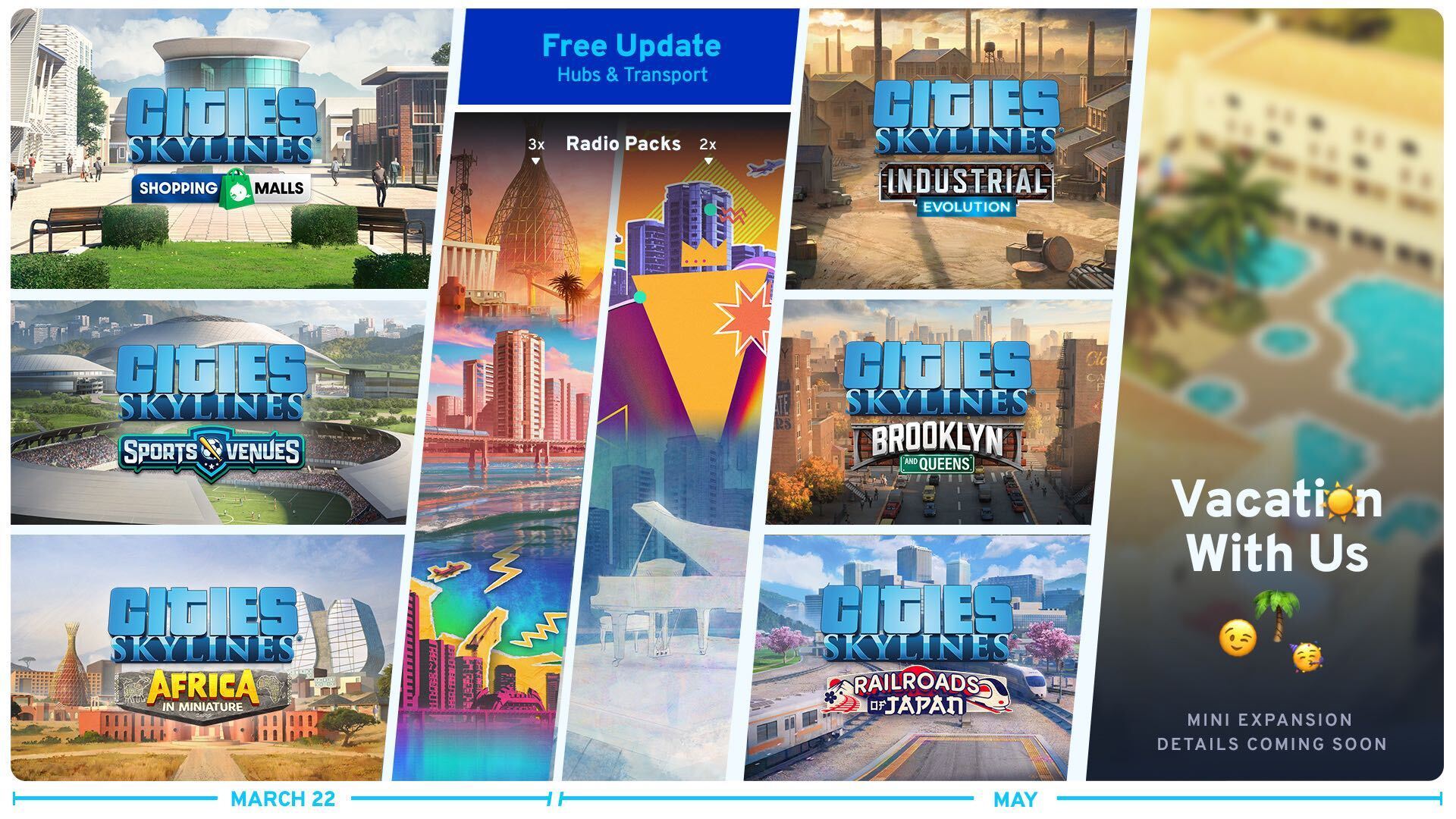 《城市:天際線》還有新內容！6個新DLC，3月22日上線-第1張