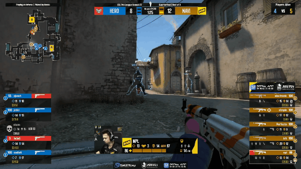 【CS:GO】EPL S17淘汰赛：不费吹灰之力，NaVi 2-0 Heroic-第6张
