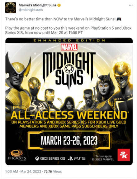 《漫威暗夜之子》PS5、Xbox Series X|S本週免費遊玩-第1張