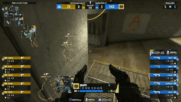 【CS:GO】EPL S17: 逆风翻盘!C9 2-1战胜ENCE挺进决赛-3楼猫