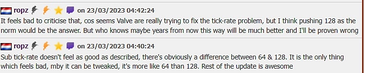 【CS:GO】ropz：CS2的sub-tick系统不如128tick服务器-第1张