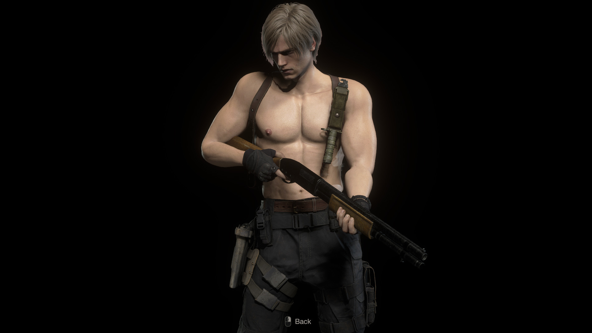 【PC游戏】性感特工！《生化危机4：重制版》里昂赤膊清凉Mod-第3张