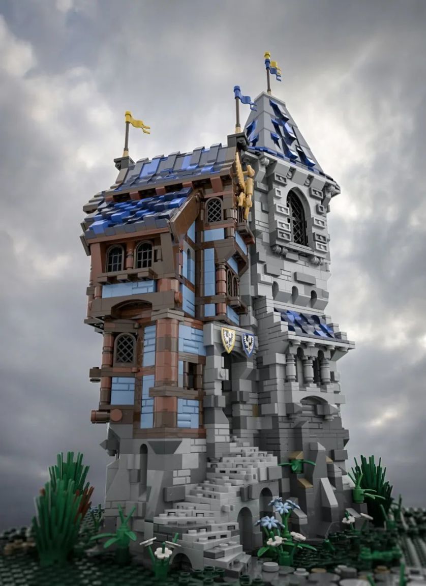 【周边专区】超帅的城堡！优秀乐高MOC玩家SleeplessNight城堡作品分享-第13张