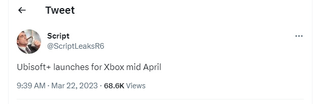 【PC遊戲】傳聞：Ubisoft+將於4月登陸Xbox平臺-第0張