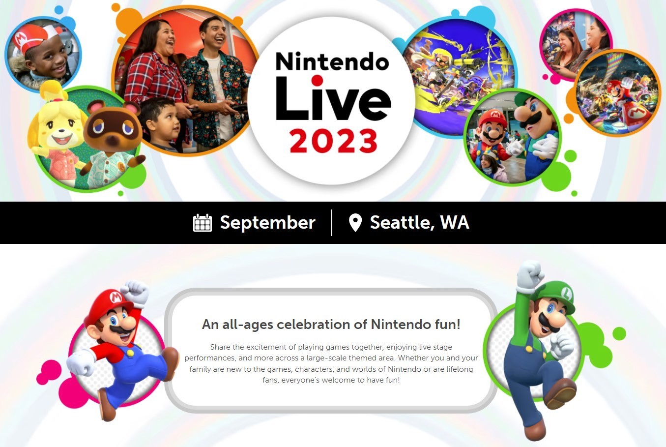 【Switch】任天堂确定9月在美国西雅图举行年度游戏庆典-第0张