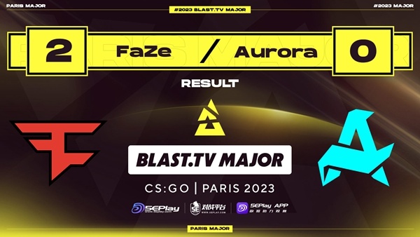 【CS:GO】瘦死的駱駝比馬大 FaZe擊敗Aurora晉級下一輪-第0張