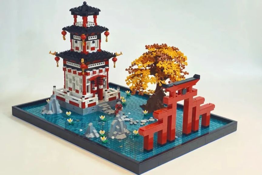 【周邊專區】簡約而有意境，樂高IDEAS作品《風中的燈籠》獲得萬票支持-第3張