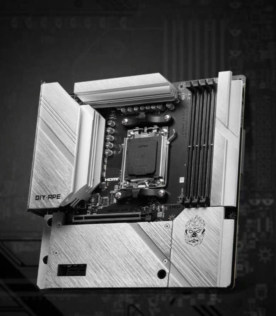“装机猿”定制接口背插主板 AMD B650 开售，1349 元起