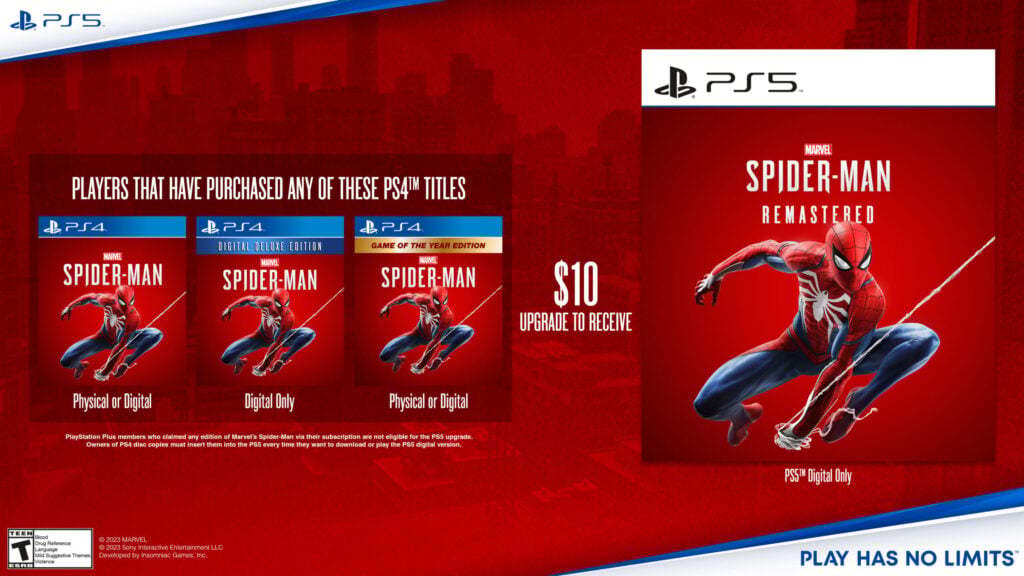 《漫威蜘蛛俠：重製版》獨立版將登陸PS5 5月推出-第1張