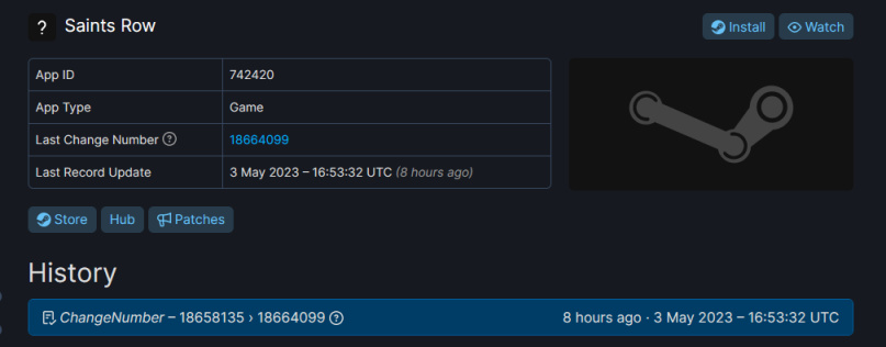 《黑道圣徒：重启版》现身SteamDB，8月将登陆Steam-第0张