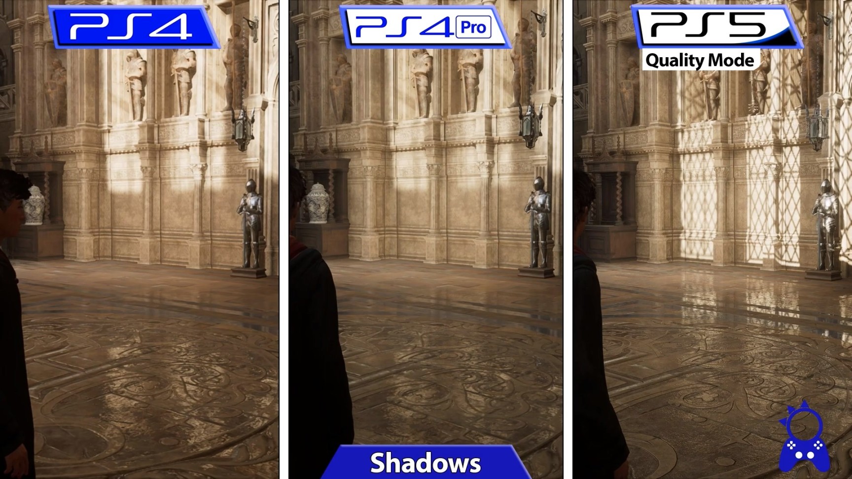 《霍格沃茨之遗》PS4、PS4 Pro和PS5画面对比-第9张