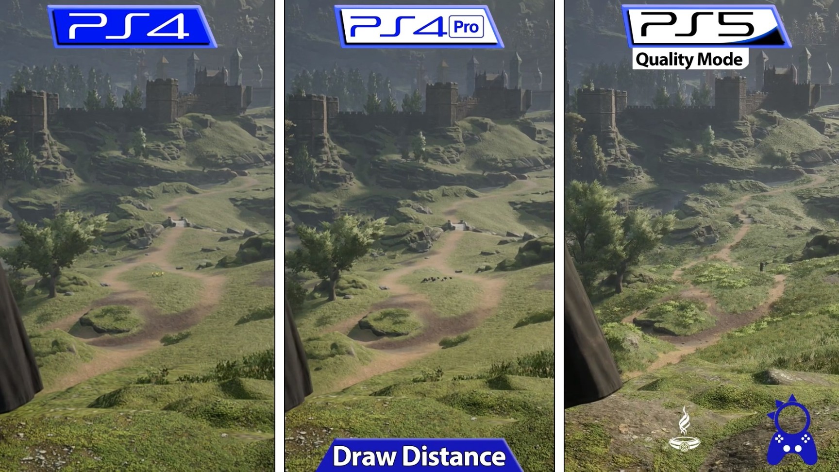 《霍格沃茨之遺》PS4、PS4 Pro和PS5畫面對比-第5張