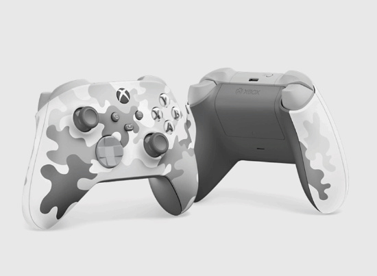 Xbox手柄新配色“北極迷彩” 白灰配色、精緻迷人
