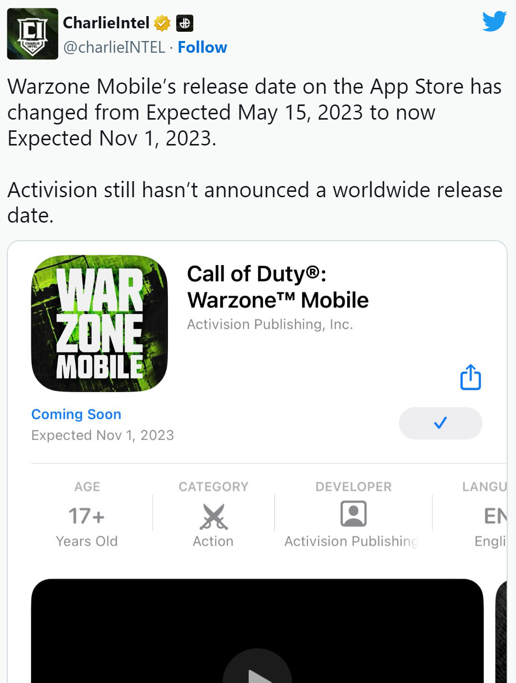 《使命召唤：战区手游》似乎延期了 但仍在今年发售-第1张