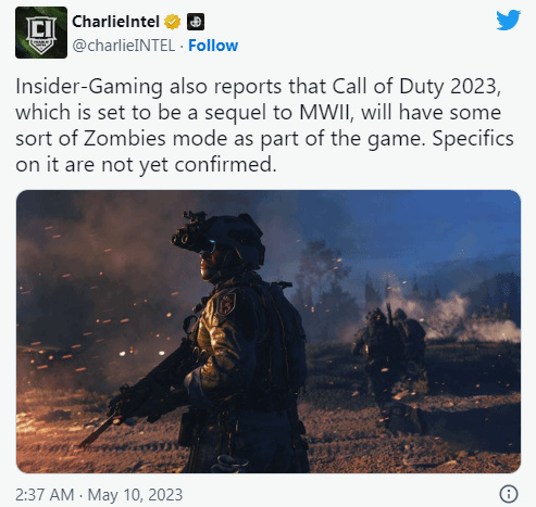 【PC游戏】曝《COD》2023将推出僵尸模式！但可能会让玩家不满-第1张