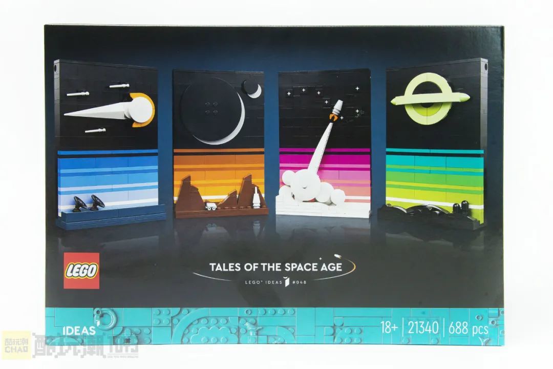【周边专区】来自外太空的明信片—乐高IDEAS系列21340太空时代故事开箱评测-第3张