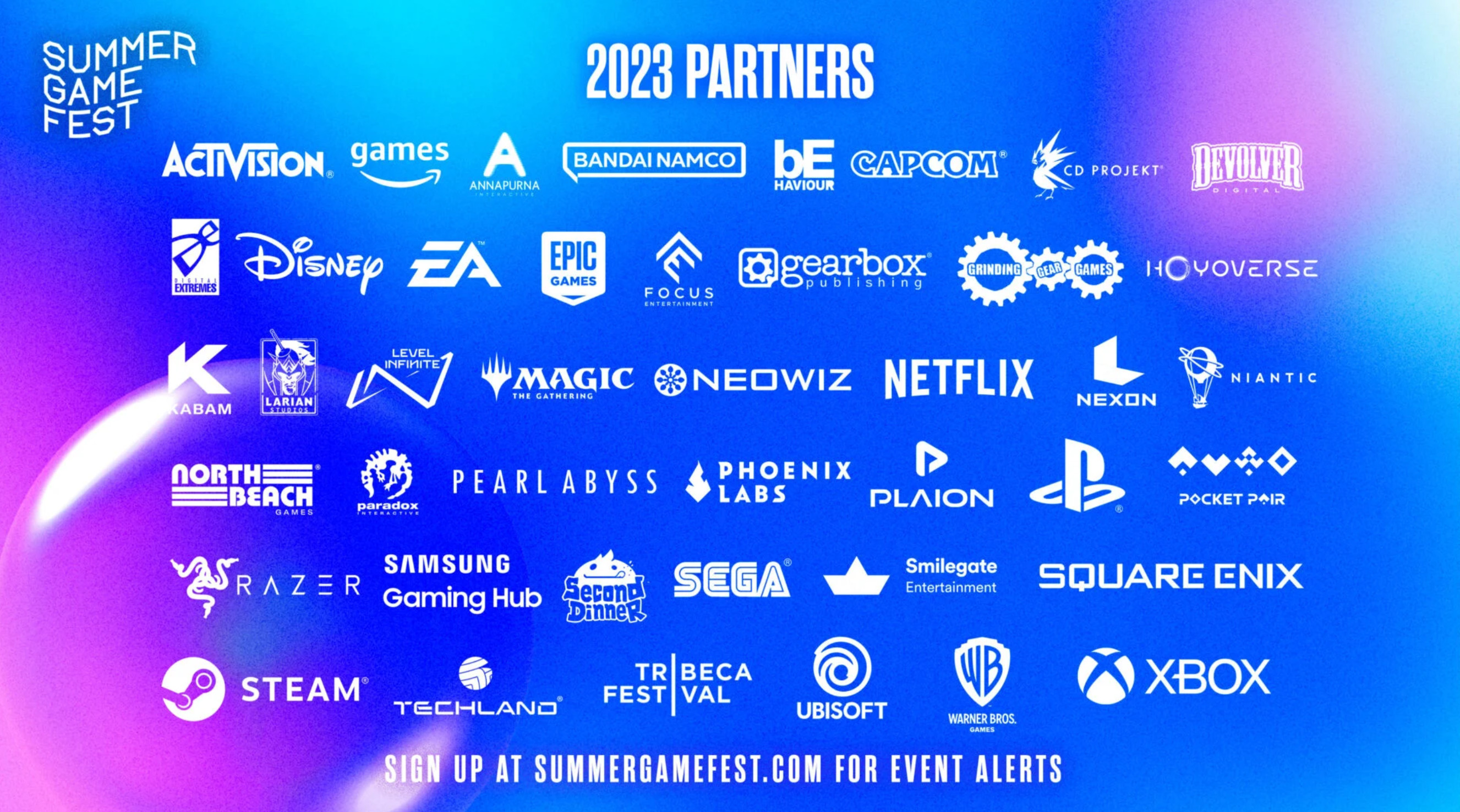 2023年夏季遊戲節參展公司名單 Xbox、PlayStation等