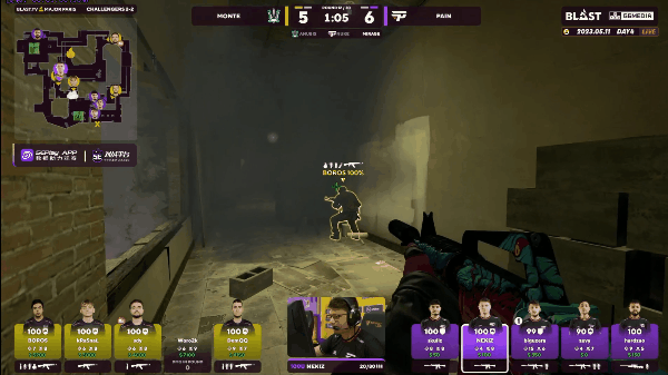 【CS:GO】巴黎Major 挑戰者組：Monte逆轉晉級傳奇者組-第12張