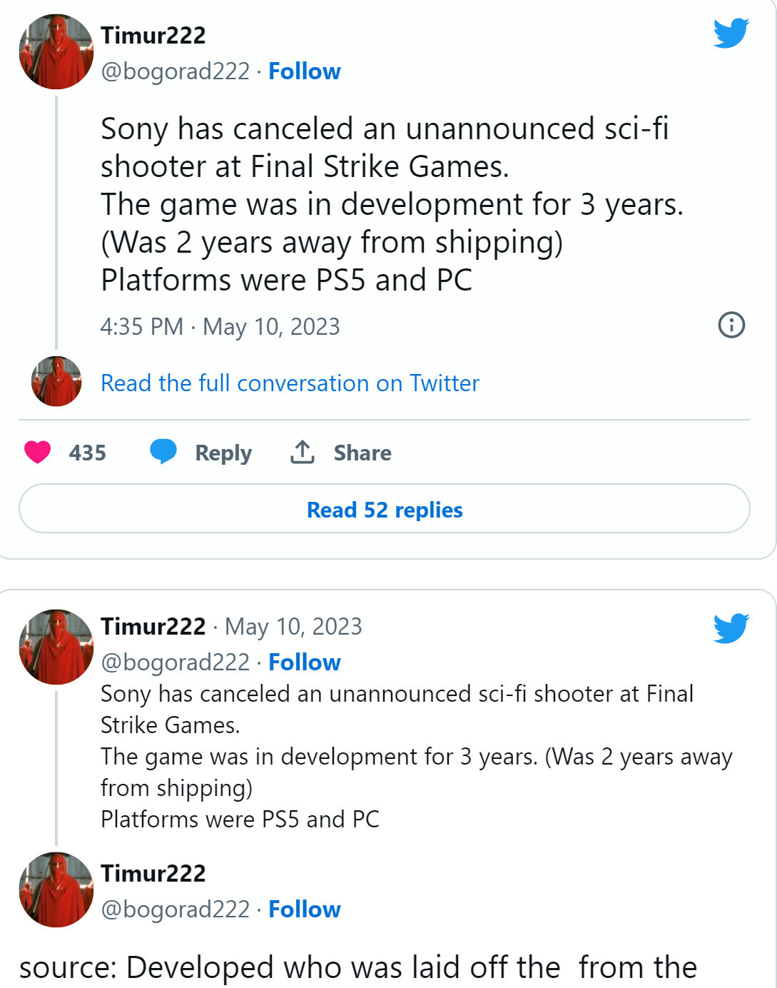 【PC遊戲】爆索尼取消了一個未公佈科幻射擊遊戲 登陸PC和PS5-第1張