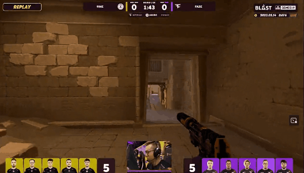 【CS:GO】巴黎Major传奇组：FaZe以2-0击败9INE-第6张