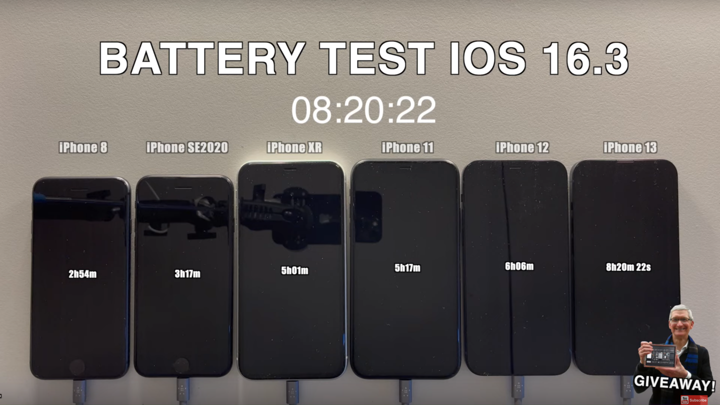 苹果 iOS 16.5更新续航缩水，测试显示仅两款iPhone未受负面影响