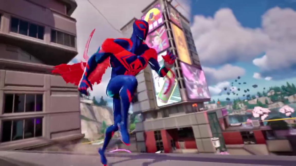 《堡垒之夜》X《蜘蛛侠：纵横宇宙》预告片